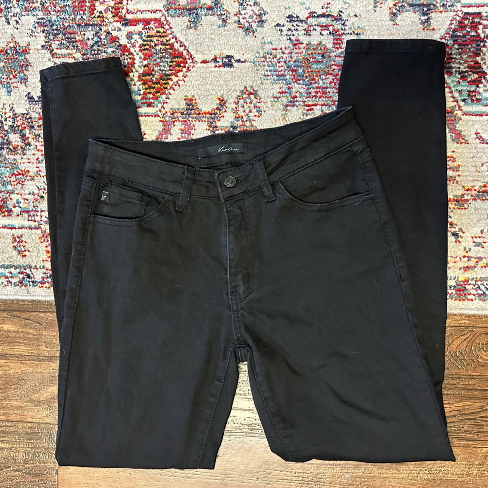 Kancan black skinny/straight leg jeans size 9/28